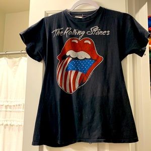 Rolling Stones vintage 1981 North American tour tee. 18 inches pit to pit